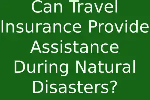 Can Travel Insurance Provide Assistance During Natural Disasters?